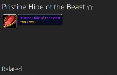 Pristine Hide of the Beast