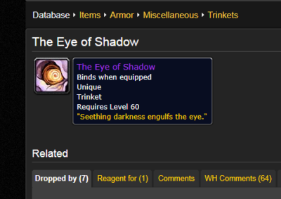 The Eye of Shadow