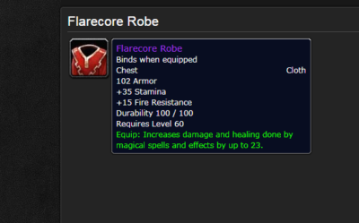 Flarecore Robe