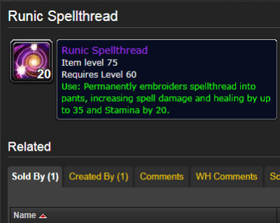 Runic Spellthread