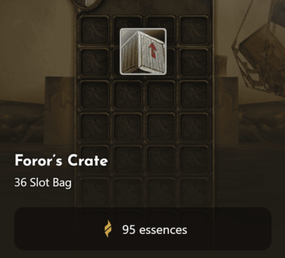 Foror’s Crate