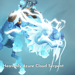 Heavenly Azure Cloud Serpent