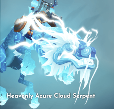 Heavenly Azure Cloud Serpent
